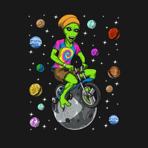 Psychedelic Space Alien Hippie by underheaven