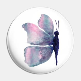 beautiful pink blue purple watercolour butterfly watercolor butterflies butterfly Pin