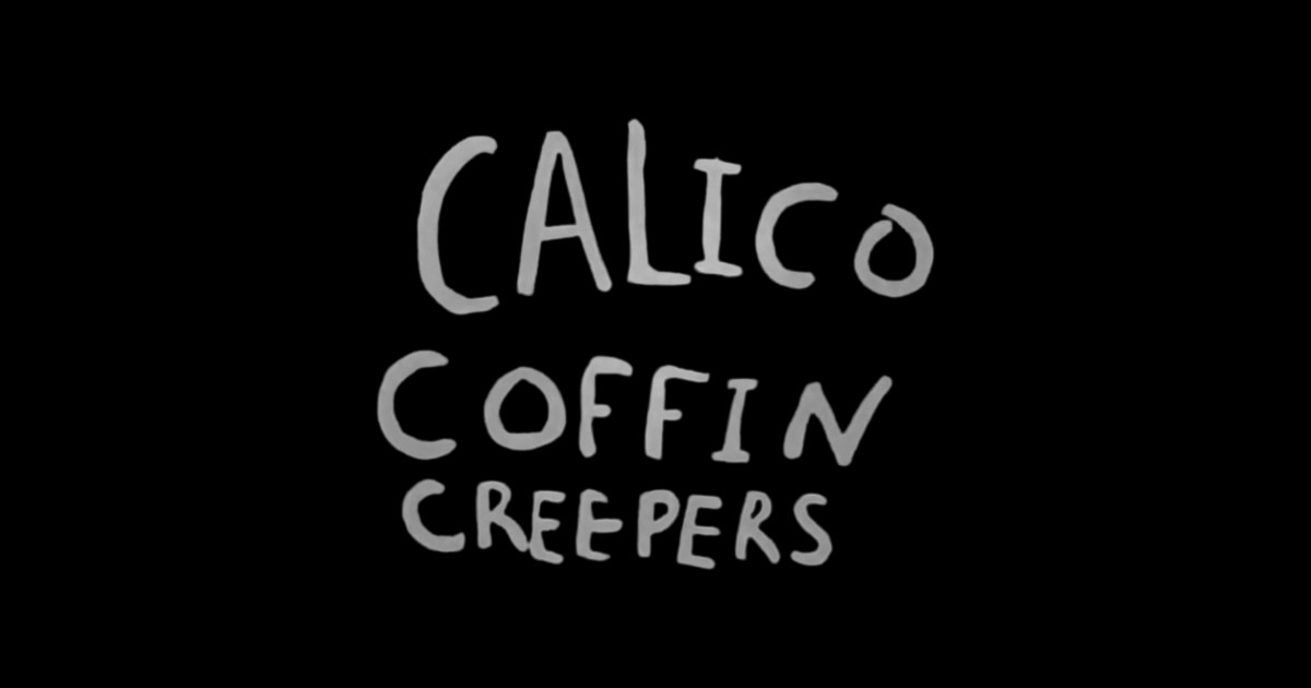 Calico Coffin Creepers Knotts Berry Farm Sticker TeePublic