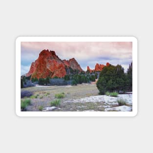 Garden of the Gods Winter Sunrise Magnet