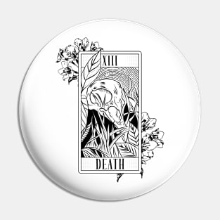 Death Death Tarot Card Clairvoyance Pin