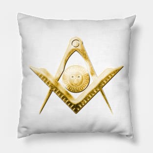 Freemasonry - Jewel of Senior Deacon for Blue Lodge Pillow