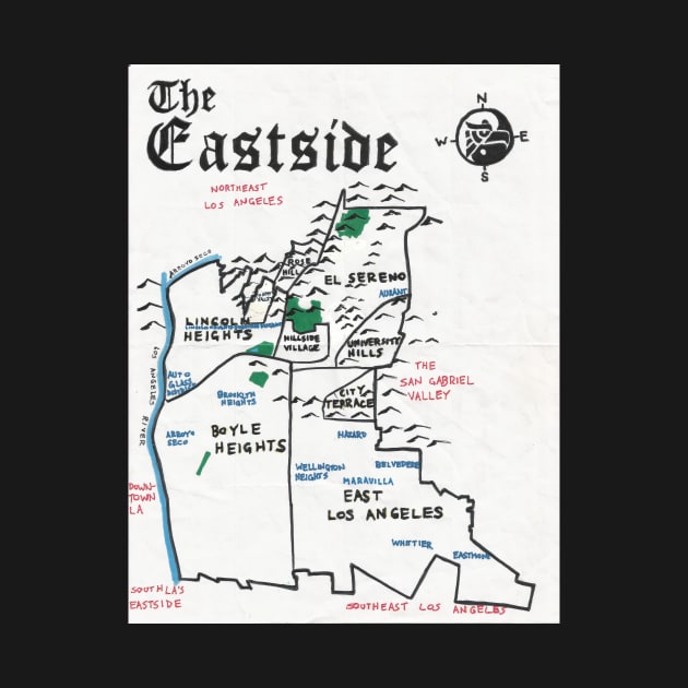 The Eastside by PendersleighAndSonsCartography