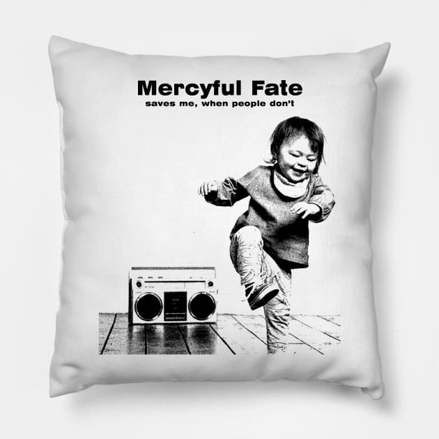 Evil Saves Me // pencil sketch Pillow by Amor13Fati