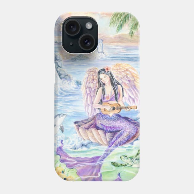 Hawaiian Mermaid, Pacific Mermaid Phone Case by cristinahansen