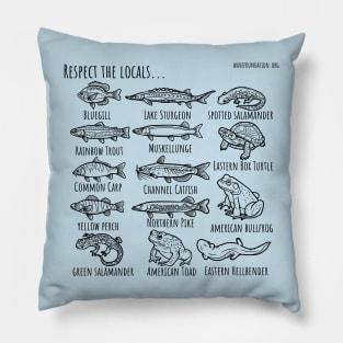 Respect the Locals Pillow