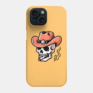 Smoking Skull Phone Case