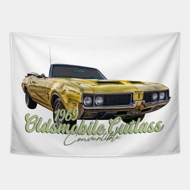 1969 Oldsmobile Cutlass Convertible Tapestry by Gestalt Imagery