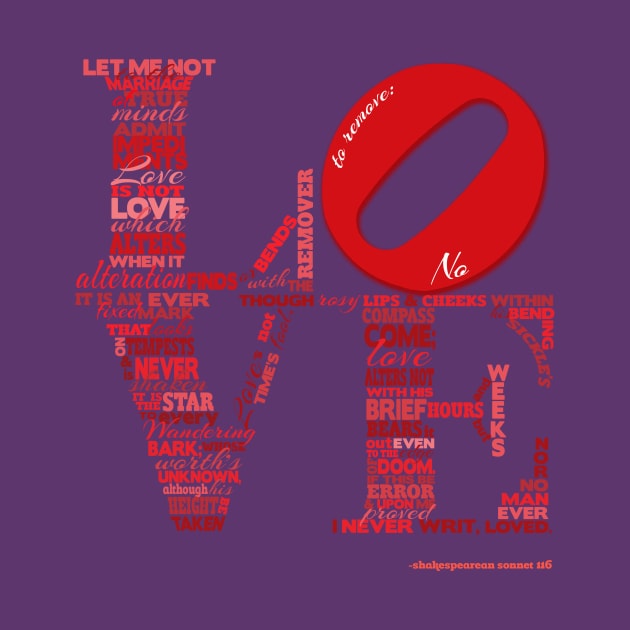 Love is Not Love- Shakespeare Sonnet 116 by jabberdashery