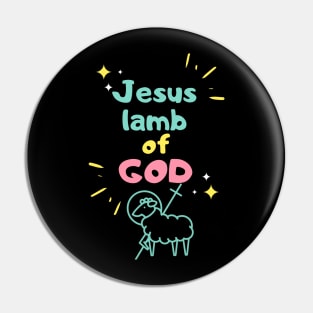 Jesus Lamb Of God Pin