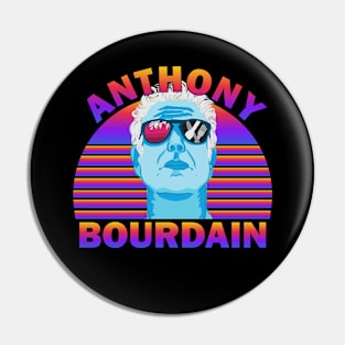 Retro Anthony Bourdain Pin