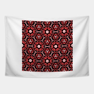 Red Bandana Pattern Tapestry