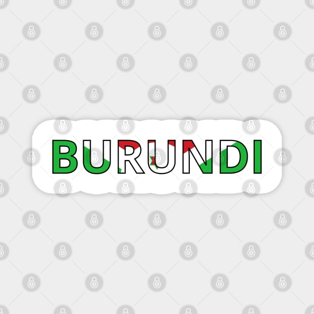 Drapeau Burundi Magnet by Pixelforma