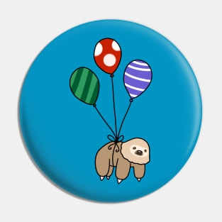 Balloon Two-Toed Sloth Pin