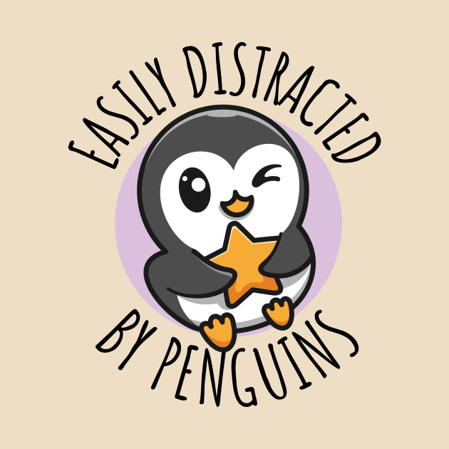 Easily Distracted By Penguins by DesignArchitect