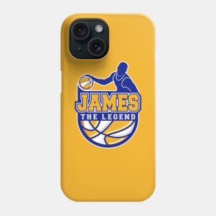 James The Legend Basketball Custom Player Your Name Phone Case