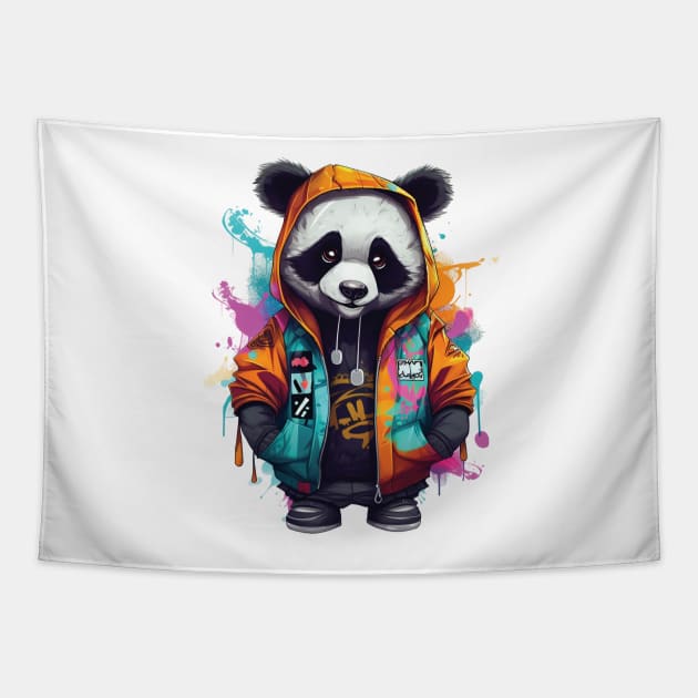 HipHop Panda Tapestry by Imagequest