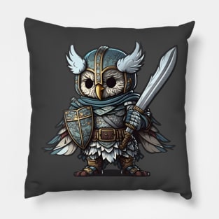 Owl Royal Knight Pillow