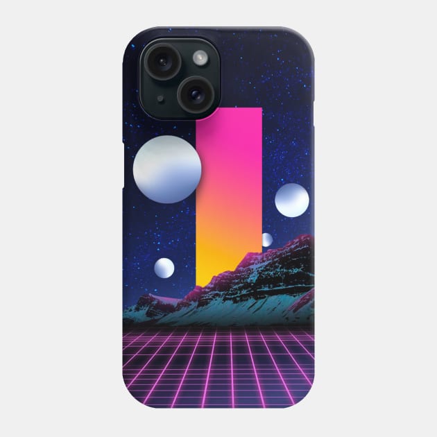 Retrowave mount Phone Case by WERFL