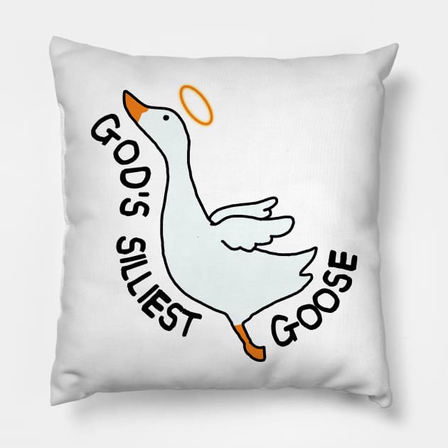 God's silliest goose Pillow by MasutaroOracle