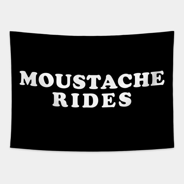 MOUSTACHE RIDES - MASK 1985 Tapestry by tvshirts