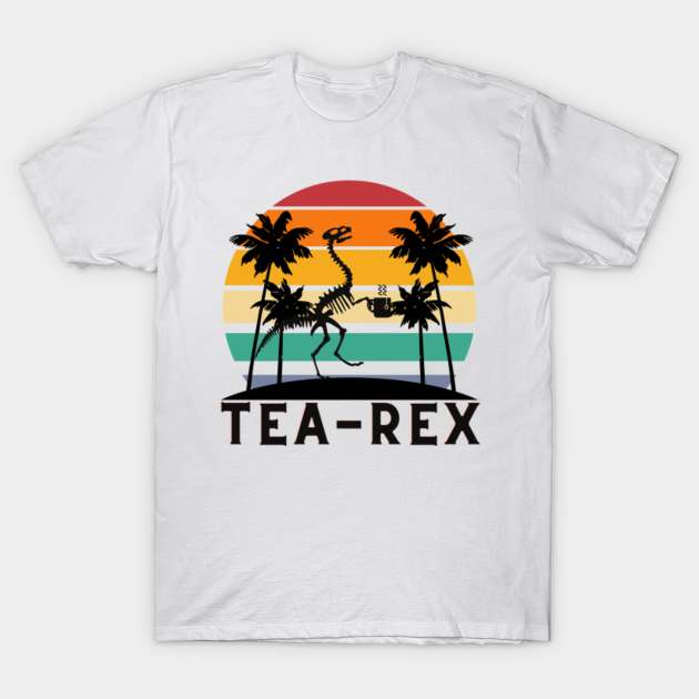 Discover TEA-REX - Rex Dinosaur - T-Shirt