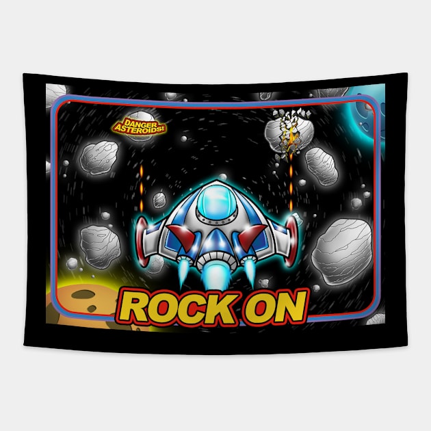 Rock On Tapestry by Pigeon585