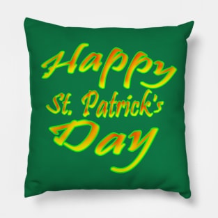 Happy St. Patrick's Day Pillow