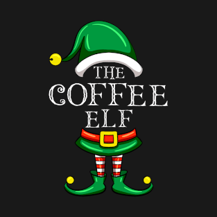 The Coffee Elf Matching Family Christmas Pajama T-Shirt