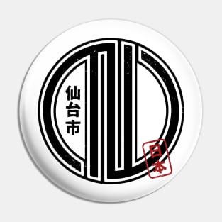 SENDAI CITY Japanese Municipality Design Pin