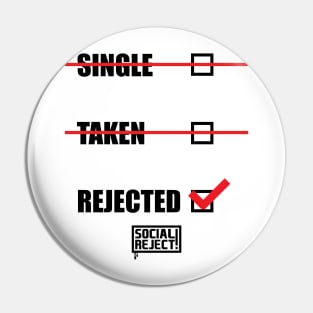 Rejected Ticked (Black) Pin