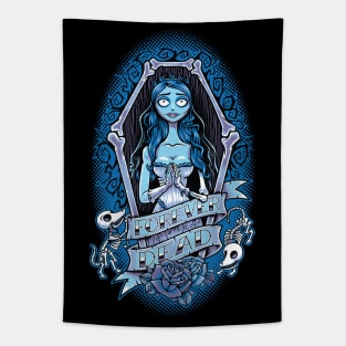 Forever Dead - Goth Animation Tapestry