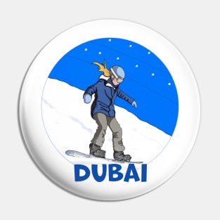 Snowboard in Dubai Pin
