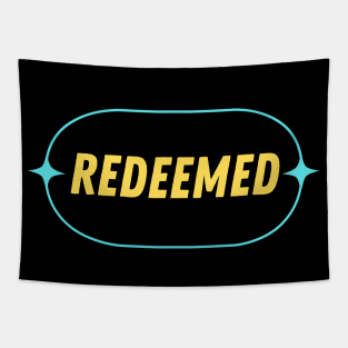 Redeemed | Christian Typography Tapestry