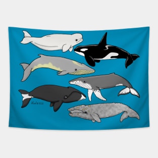 Whales of Alaska Tapestry