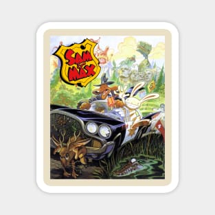 Sam and Max Hit The Road [Logo] Magnet