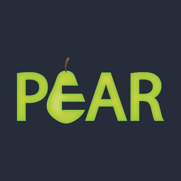 Pear fun creative design by DinaShalash