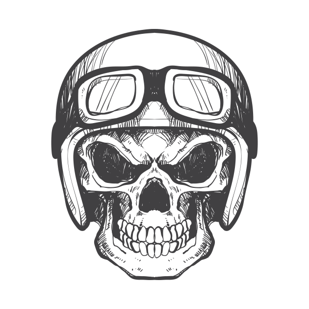 Helmet Skull by MaiKStore