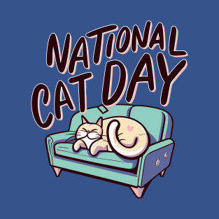National Cat Day – October 29 T-Shirt
