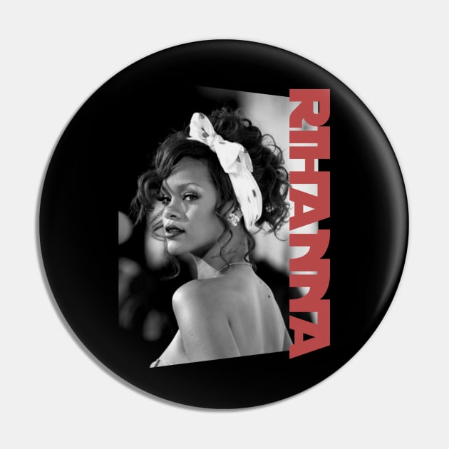 graceful rihanna - monochrome style Pin by BUBBLEMOON