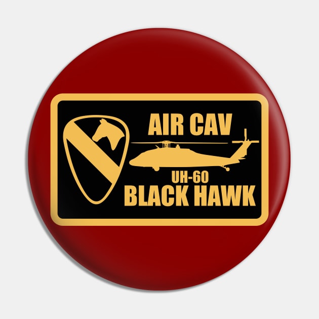 Air Cav UH-60 Black Hawk Pin by TCP