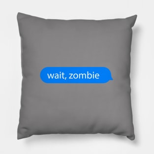 Zombie message Pillow