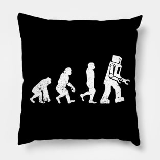 Man to Robot Evolution - robotics engineer Pillow