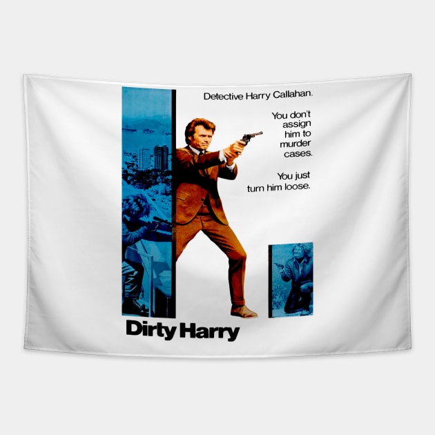 Mod.2 Dirty Harry Magnum Force Tapestry by parashop