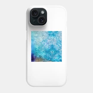 Sky blue Color Abstract 3D Design Pattern Phone Case