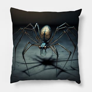 creepy spider Pillow