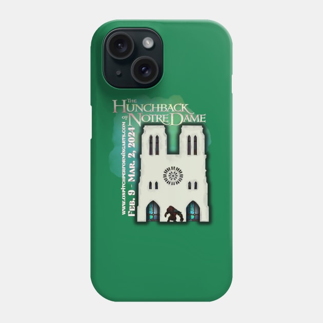 OPPA! Hunchback Merch Phone Case by On Pitch Performing Arts