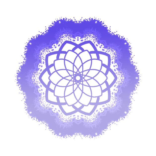 Violet Mandala by Vorvadoss