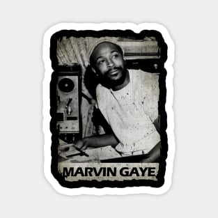 Marvin Gaye - Vintage On Frame Magnet