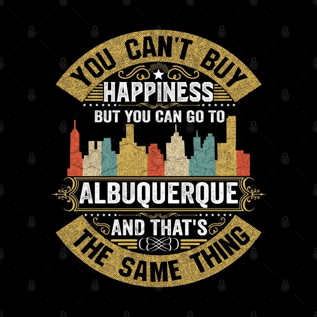 USA City Albuquerque City T-Shirt I Love Albuquerque Flag New Mexico State Home City Albuquerque Map Native USA Flag by BestSellerDesign